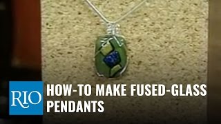 Howto Make FusedGlass Pendants [upl. by Nolla]