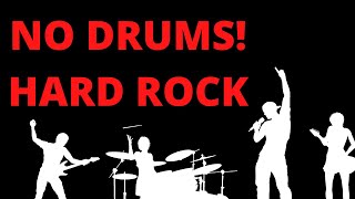 No Drums Hard Rock Backing Track 100bpm [upl. by Dodi31]