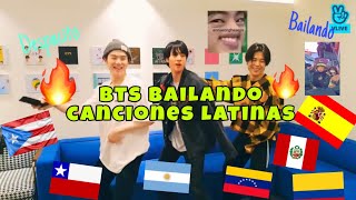 Cuando BTS baila canciones latinas 2020✨ no fake [upl. by Gabor]