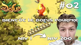 DOFUS 02 UP de 0 à 200 quavec les quêtes  Regrets déternelle [upl. by Ahseenak]