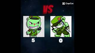 FNF MOD VS FLIPPY 1 VS FLIPPY FLIPPED OUT 2 💚🐻🔪 edit flippy happytreefriends capcut fnf [upl. by Airan]