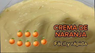 Receta CREMA DE NARANJA Suave fácil y rápida RecetasRicasdeIrene [upl. by Gaby15]