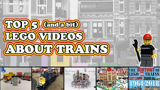 TOP 5 LEGO Train Videos  Everything LEGO train from 1964 to the moon [upl. by Faythe]