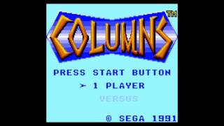 Columns Game Gear  BGM 04 Gameplay Theme C [upl. by Mingche]