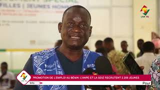 PROMOTION DE LEMPLOI AU BENIN  LAnpE ET LA GDIZ RECRUTENT [upl. by Seiter]