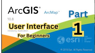 ArcMap User interface for beginners Urdu  Hindi [upl. by Eerised]