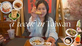 a week in TAIWAN best street food 🧋🍤🍧 beef hot pot mango shaved ice seafood paradise [upl. by Ahsaet307]