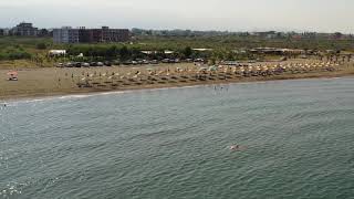 Tale beach Lezhë  Albania by Drone 4K [upl. by Reinhart]