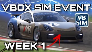 4 Weeks 4 Games vboxmotorsport Time Trial Event Week 1 [upl. by Atcele]