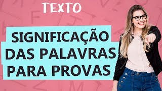 SIGNIFICADOS DAS PALAVRAS PARA INTERPRETAÇÃO DE TEXTOS  Aula 19  Profa Pamba  Texto [upl. by O'Connor]