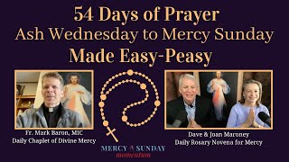 Super Easy 54 Days of Prayer to Mercy Sunday The Chaplet of Divine Mercy and Rosary Novena [upl. by Hanschen]