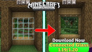 Connected Glass Pack For Minecraft Pe 119120  Clear Glass Pack For Mcpe 119120 [upl. by Emie]