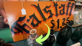 INTERESTING Man Cave finds at the Pekin Bottle Show [upl. by Trotter]