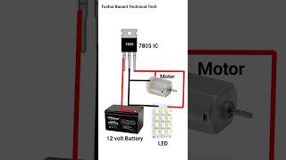 7805 IC 12 To convert 5 Volt Connection shorts [upl. by Oribella]