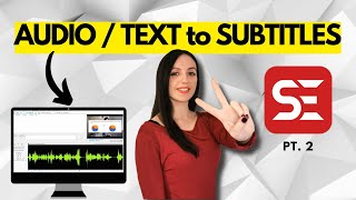 Create an SRT file from an AUDIO or TEXT file  SUBTITLE EDIT [upl. by Montano548]