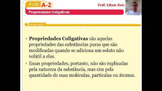 Propriedades Coligativas  Aula 2  Tonoscopia Ebulioscopia Crioscopia e Osmose [upl. by Roderica]