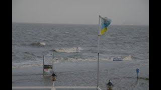 Hochwasser in Burhave und Fedderwardersiel 08012019 [upl. by Einahpts]