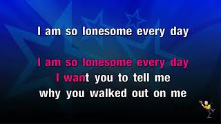 Walk Right Back  Everly Brothers KARAOKE [upl. by Senaj]