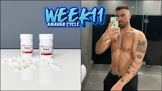 WEEK 11 ANAVAR ONLY CYCLE DOSAGE LEVELS LIVER TOXICITY SLEEPING PROBLEMS HOW IT FEELS [upl. by Trask82]