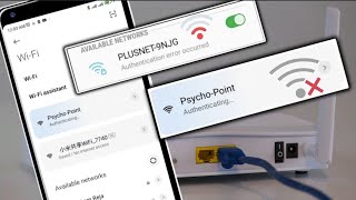 How To Fix WIFI Authentication Error Problem on Android  WIFI keep authenticating [upl. by Doro]