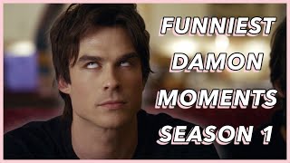 Funniest Damon Salvatore Moments  Season 1 [upl. by Longmire]