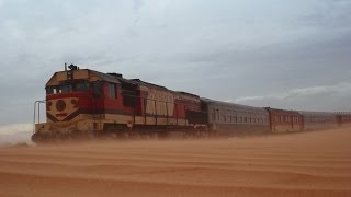 Oriental Desert Express  OujdaBouarfa  Mit dem zug Marokko [upl. by Ahsinev3]