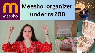 Meesho organizer under ₹ 200  meesho shopping haul [upl. by Reckford605]