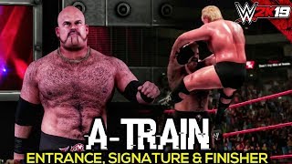 ATrain  WWE 2K19 PC Mods [upl. by Epifano]