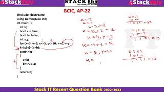 Bangladesh Chemical Industries Corporation BCIC Assistant Programmer  Question Solution [upl. by Anitsim]