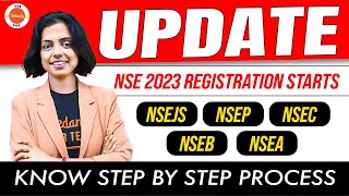 Update NSE 2023 Registration starts  Know step by step process  Science Olympiad  Nidhi Maam [upl. by Oreste]