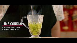 LIME CORDIAL Recipe How To Make With Lime Peels 🍋‍🟩  Diageo Bar Academy [upl. by Andre]