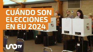 Elecciones en Estados Unidos 2024 cuándo son y qué se elige [upl. by Aikim]