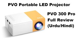 PVO portable LED mini projector full review UrduHindi [upl. by Ailegra]