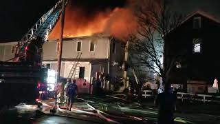 Harborside Inn Block Island Rhode Island Fire 8 19 2023 [upl. by Nidya]