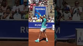 Rafael Nadal match point and celebration at the Nordea Open [upl. by Teplica]