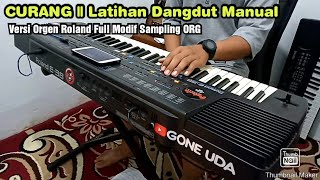 CURANG  Belajar Dangdut Manual Roland E38 Sampling ORG [upl. by Eirot579]