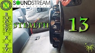 Soundstream Stealth 13 Sub Woofer Test Box [upl. by Gladi65]