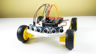 Infrared Obstacle Avoidance Robot using Arduino [upl. by Folger111]