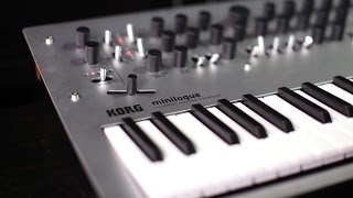 Korg minilogue Polyphonic Analog Synthesizer [upl. by Htesil265]