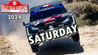 Rally Italia Sardegna 2024  Saturday Morning Loop [upl. by Nyrhtac526]