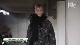 DRIES VAN NOTEN  Menswear FW 202425 [upl. by Nytsrik]