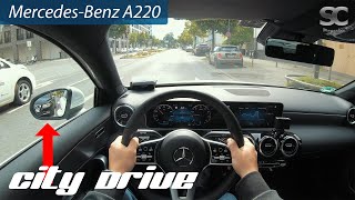 MercedesBenz A220 2019  City Test Drive POV [upl. by Yblek370]