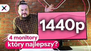 TOP MONITORÓW WQHD ZA OKOŁO 1000 ZŁ ❤️ Który wypadł najlepiej [upl. by Aierdna]