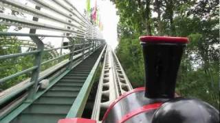 Lisebergbanan Liseberg Onride FrontSeat POV [upl. by Ylliw]