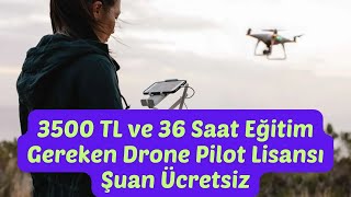 Ücretsiz İHA Drone Pilot Ehliyeti Nasıl Alınır İHA0 ve İHA1 Ehliyeti Nasıl Alınır Detaylı [upl. by Mazurek]