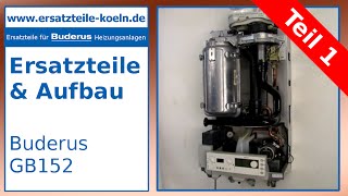 Buderus GB152  Ersatzteile und Aufbau Teil 1 [upl. by Kirshbaum]