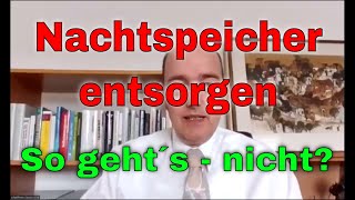 Nachtspeicheröfen entsorgen Asbest und andere Gefahren  Mekotherm Heizkörper als Alternativa [upl. by Broucek]