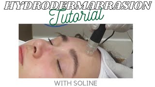 Hydrodermabrasion Tutorial  How To Perform Hydrodermabrasion  Hydro Soline 4in1 Facial Expert [upl. by Troth827]