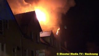 BACKNANG  Brandkatastrophe mit 8 Toten  GROSSEINSATZ FEUERWEHR RD POLIZEI  Pressekonferenz [upl. by Swagerty]