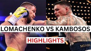 Vasyl Lomachenko vs George Kambosos Jr Highlights amp Knockouts [upl. by Nolaj579]